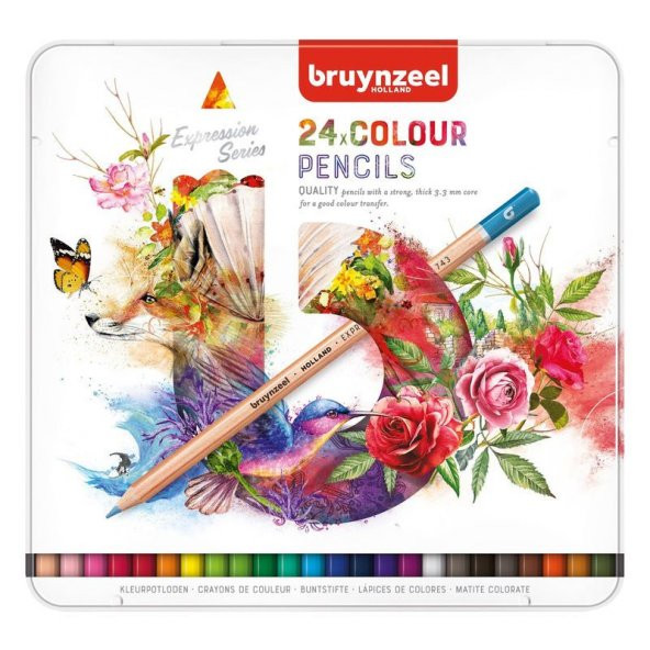 Bruynzeel Expression Colour Kuru Boya Kalemi 24 Renk