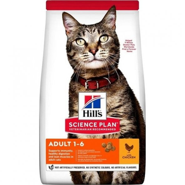 Hills Science Plan Tavuklu Yetişkin Kedi Maması 15 Kg (Adult Optimal Care with Chicken)