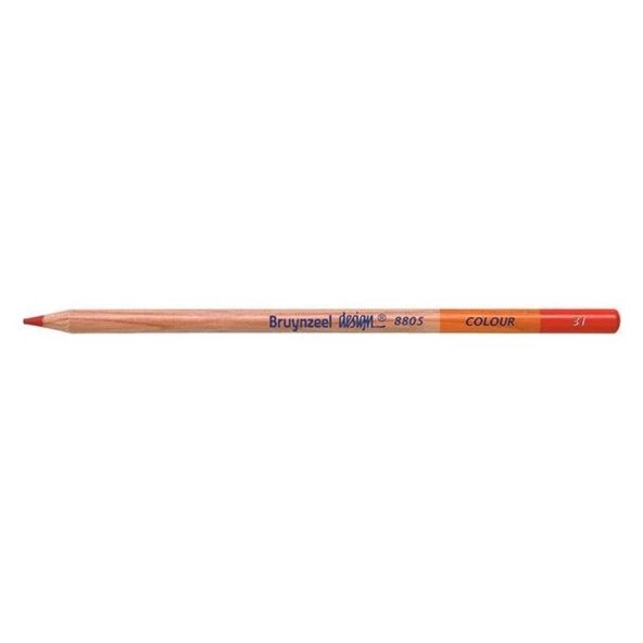 Bruynzeel Design Colour Kuru Boya Kalemi 31 Vermillion