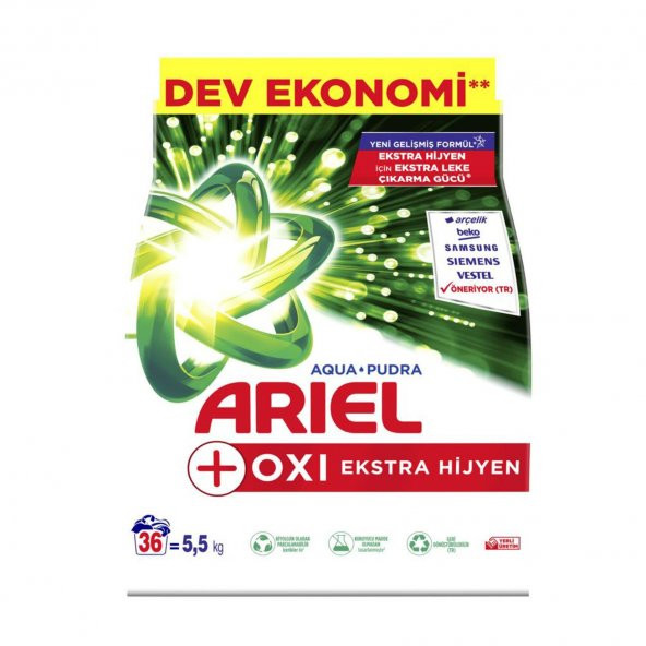 Ariel Oxi Extra Hijyen 5,5 Kg