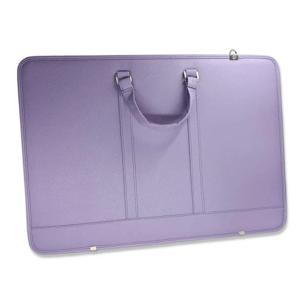 BBack Deri Proje Çantası 40x56 cm Lila