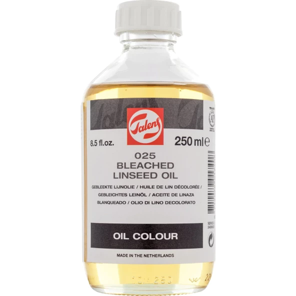 Talens Linseed Oil Bleached 025 250ml (Ağartılmış Keten Yağı)
