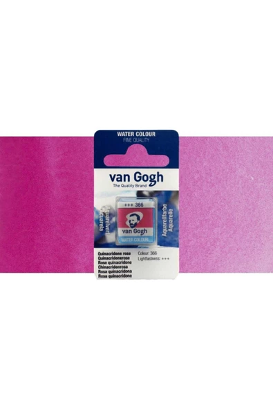 Van Gogh Sulu Boya Quinacridone Rose 366 (Yarım Tablet)