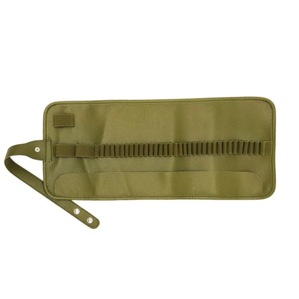 BBack Suni Deri Rulo Kalemlik 36 Bölümlü Yeşil