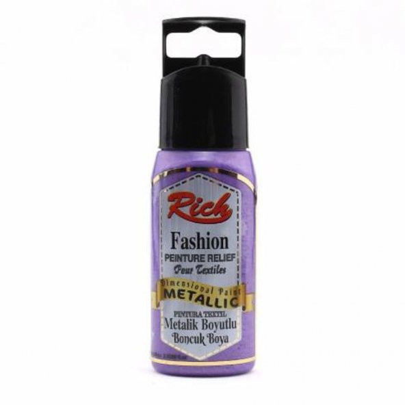 Rich Boyutlu Boncuk Boya 60 ml. 926 METALİK MOR