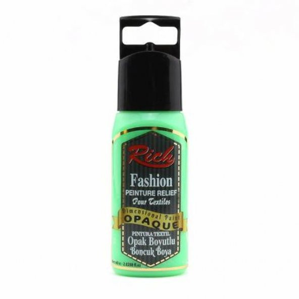 Rich Boyutlu Boncuk Boya 60 ml. 006 NEON YEŞİL