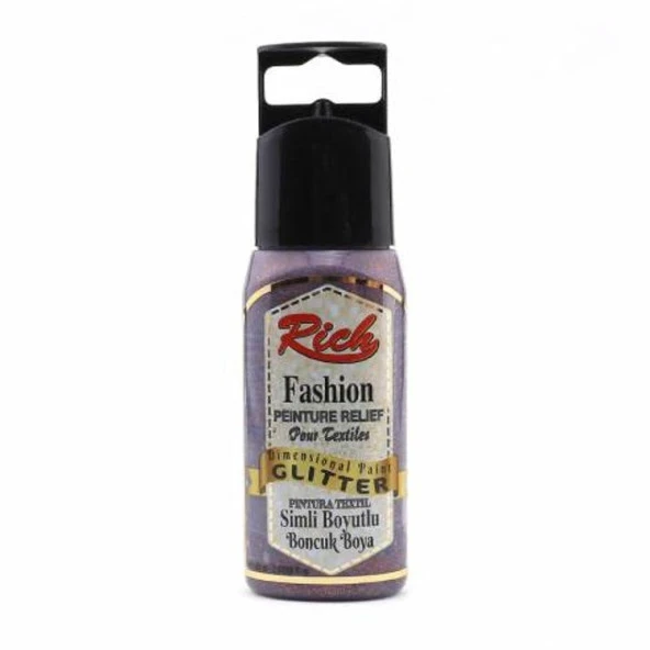 Rich Boyutlu Boncuk Boya 60 ml. 979 SİMLİ KAHVE