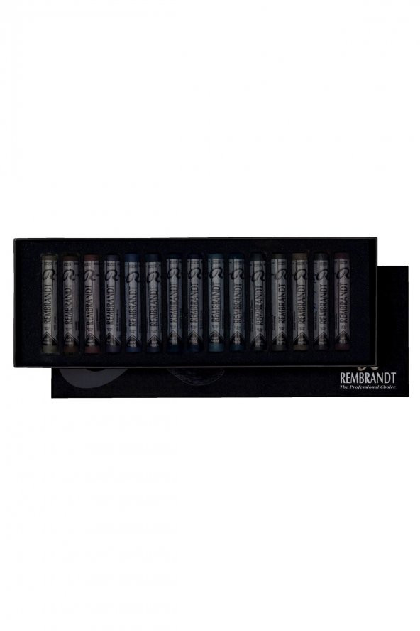 Rembrandt Soft Pastel 15'li Set Tam Boy Toz Pastel (Dark Colours) - 2