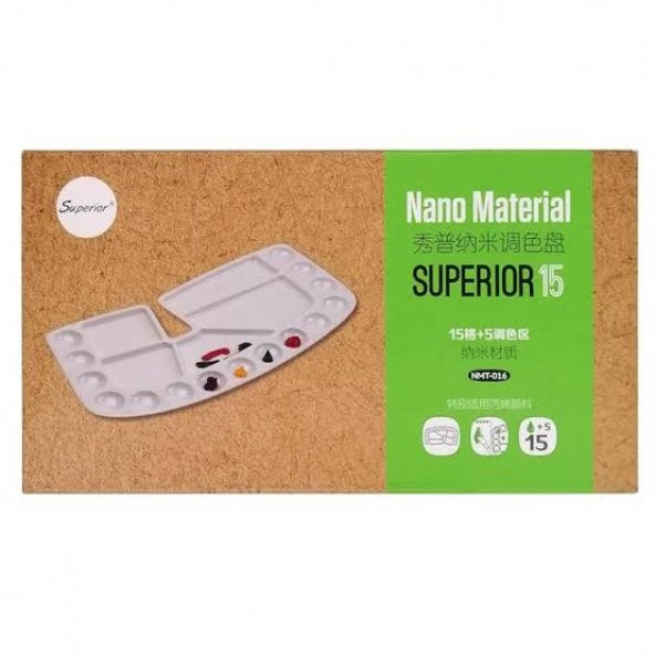 Superior Nano Material Profesyonel Palet 162x300mm N:Nmt-016
