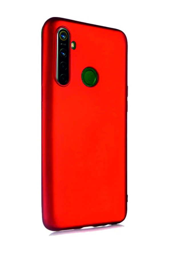 Realme 5i Kılıf Kamera Korumalı Silikon Rubber Arka Kapak