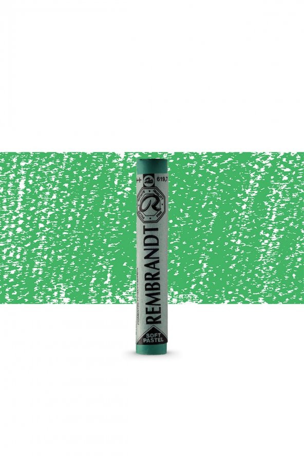 Rembrandt Soft Pastel Boya Permanent Green Deep 619.7
