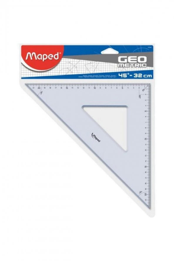 Maped 32cm Teknik Gönye Plastik Cetvel 45°