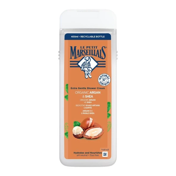 Le Petit Marseillais Argan ve Shea Duş Jeli 400 ml
