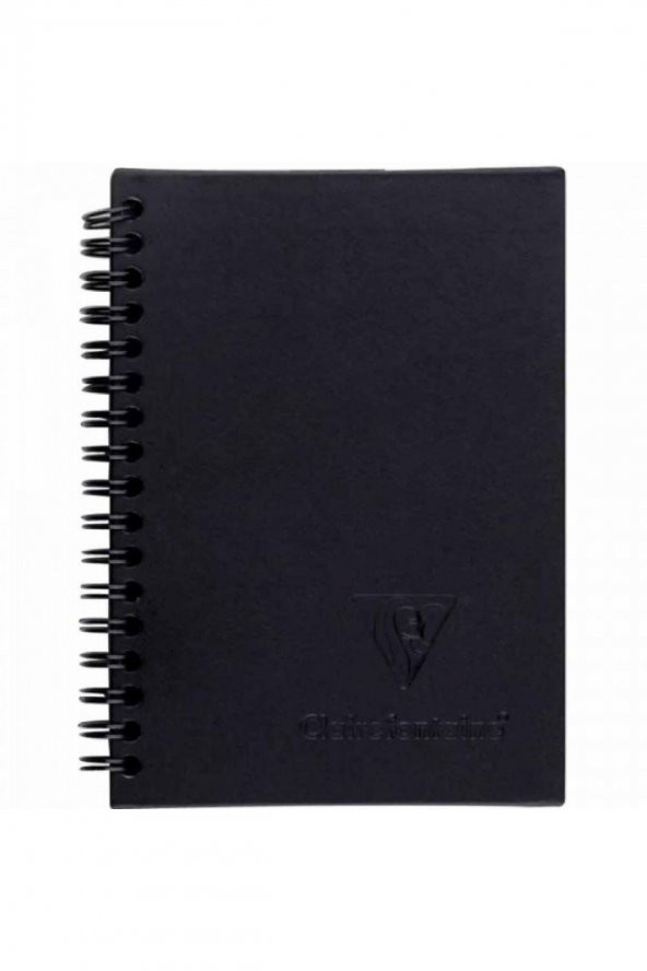 Clairefontaine Carbon 120gr Siyah Spiralli Resim Defteri 60 Sayfa A5 (14.8x21cm)