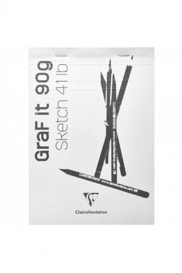 Clairefontaine Graf it Blanc Sketch 90gr Çizim Bloknot 80 Sayfa A4 (21x29.7cm)