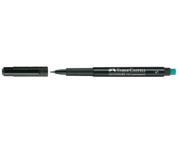 Faber Castell Permanent Asetat Cd Kalemi S Siyah 6 Adet