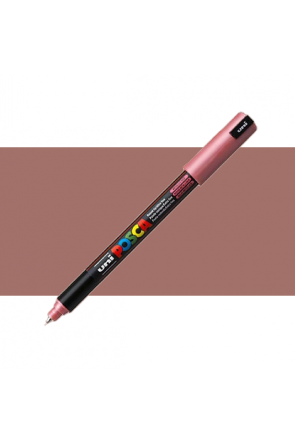 Uni Posca Marker Kalem PC-1MR (0.7mm) Metalik Kırmızı
