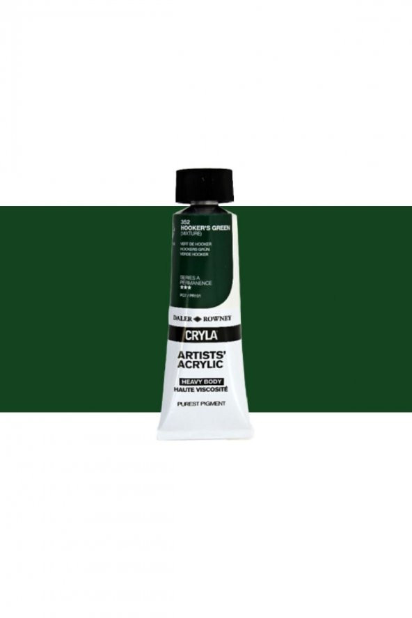 Daler Rowney Cryla Heavy Body Artists' Akrilik Boya 75ml N:352 Hookers's Green