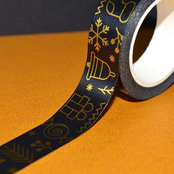 kagito Washi Tape Yılbaşı Tasarımlı Bant - 2