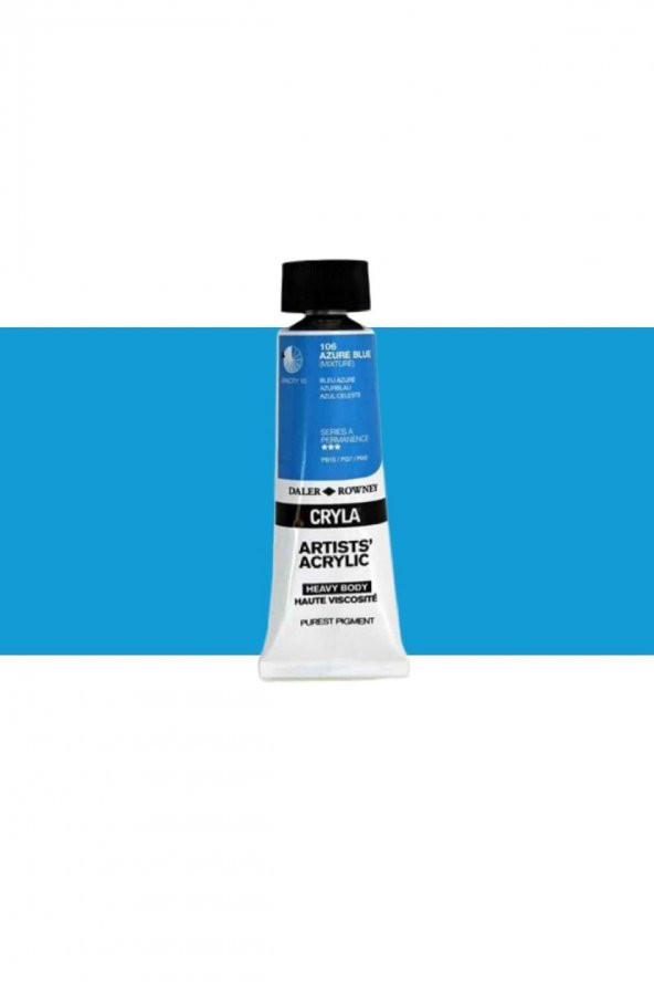Daler Rowney Cryla Heavy Body Artists' Akrilik Boya 75ml N:106 Azure Blue