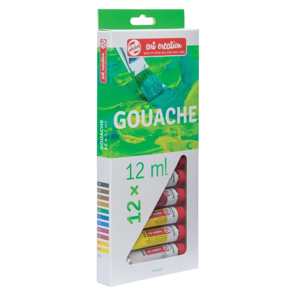 Talens ART CREATİON GUAJ BOYA SETİ 12 X 12 ML. - 2