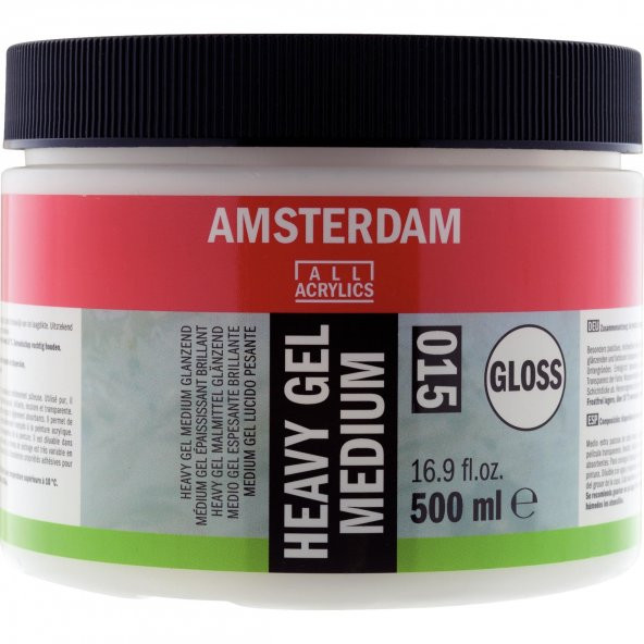 Amsterdam Heavy gel medium gloss 015 jar 500 ml