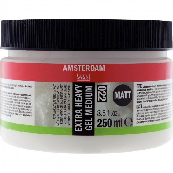 Amsterdam Extra heavy gel medium matt 022 jar 250 ml