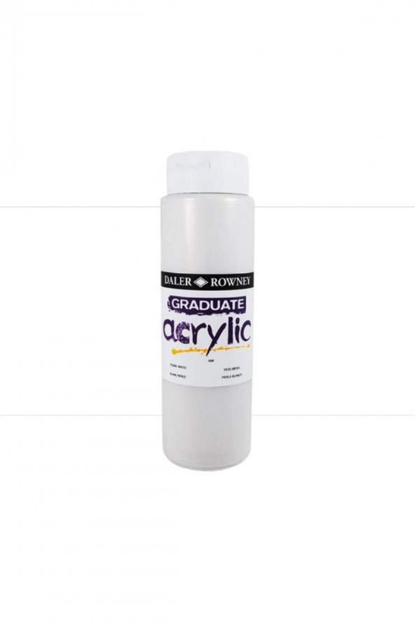 Daler Rowney Graduate Akrilik Boya 500ml Pearl White
