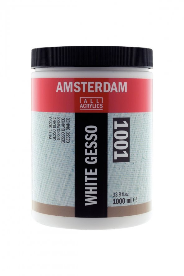 Amsterdam Beyaz gesso 001 kavanoz 1000 ml
