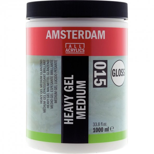 Amsterdam Heavy gel medium gloss 015 jar 1000 ml