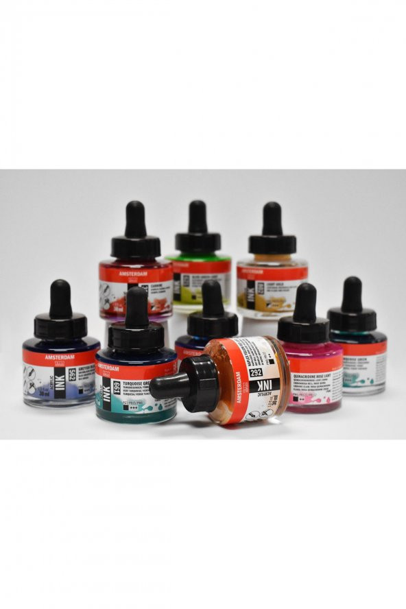 Amsterdam AMSTERDAM AKRİLİK MÜREKKEP : Acrylic Ink : 30ml : Light Rose 361 - 2