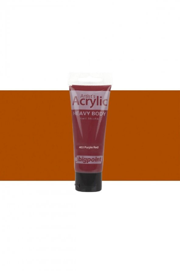 Bigpoint Heavy Body Artist's Akrililik Boya 75ml Purple Red 403