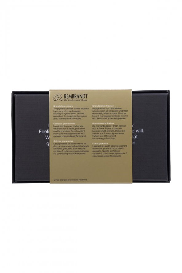 Rembrandt 12 RENK TABLET SULU BOYA SETİ - METAL KUTU (GRANULATED) - 3