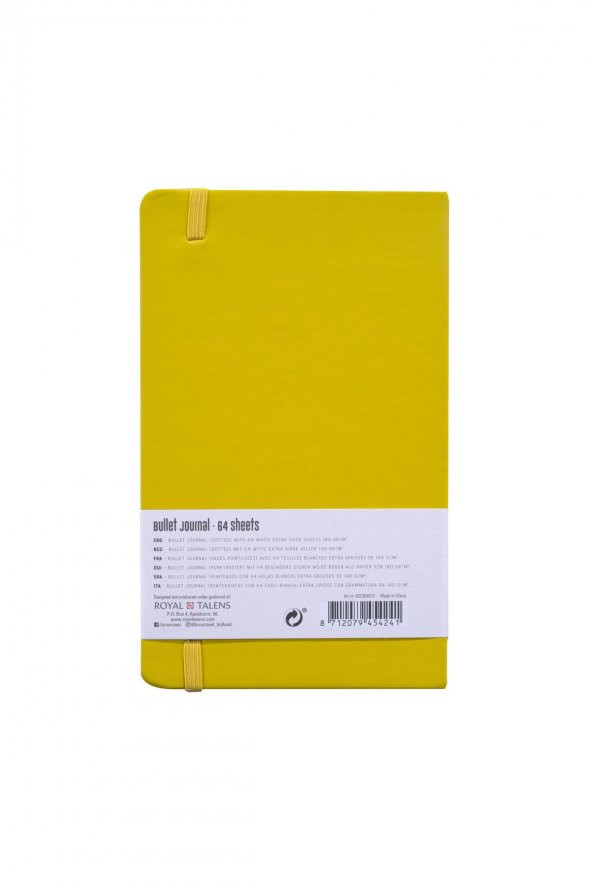 Bruynzeel RESİM ÇİZİM DEFTERİ 13 X 21 CM - 140 GR. 64 YPR. SARI SERT KAPAK - 2