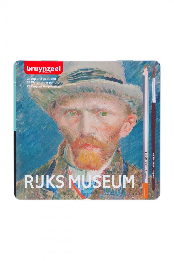 Bruynzeel KURU-SULU BOYA KALEM SETİ - 24 RENK - VAN GOGH