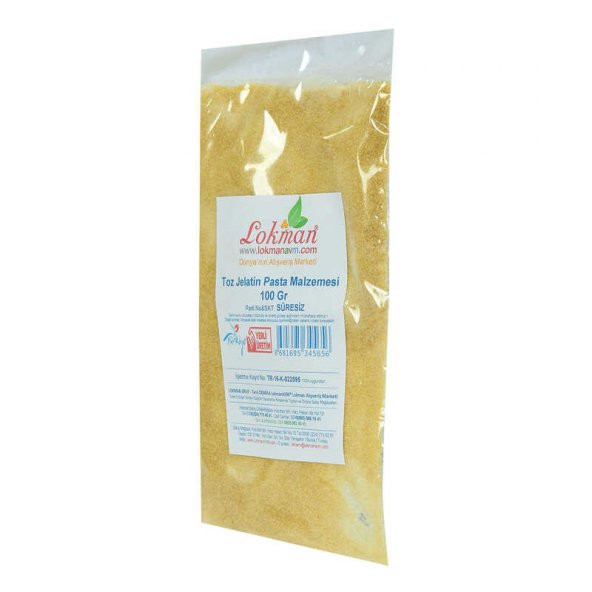 Jelatin Toz Öğütülmüş Pasta Malzemesi 100 Gr Paket - 3