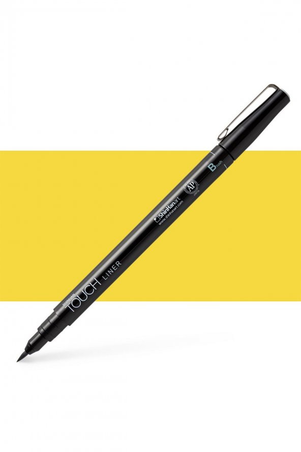 Shinhan Art TOUCH LINER : BRUSH 0.1MM : Yellow