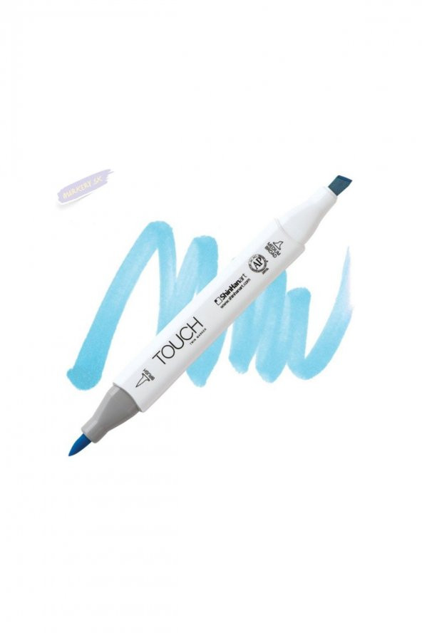 Shinhan Art TOUCH TWIN BRUSH PEN : Çift Taraflı Marker : B67 Pastel blue