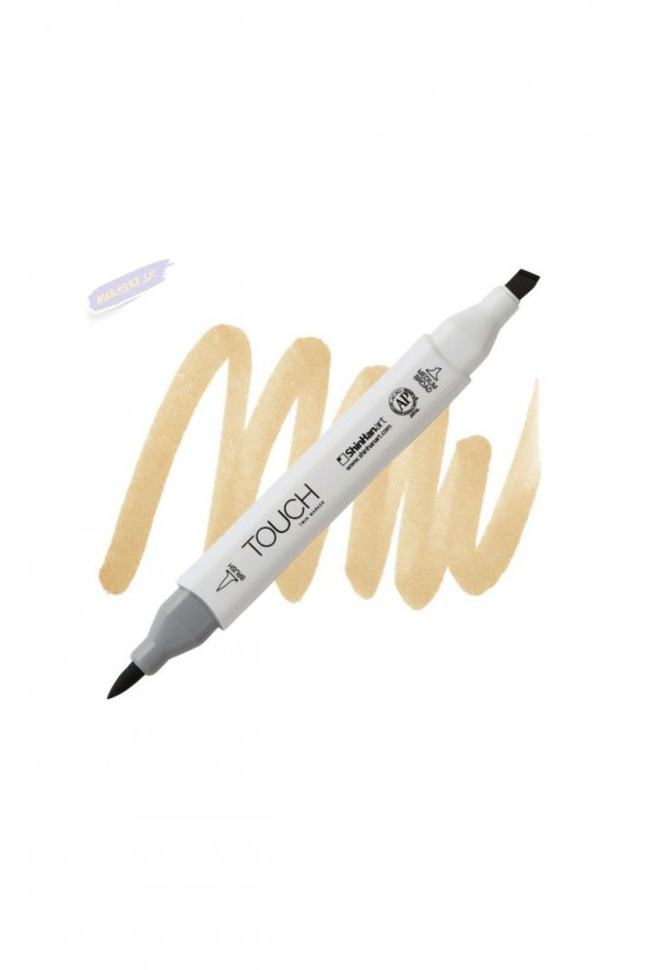 Shinhan Art TOUCH TWIN BRUSH PEN : Çift Taraflı Marker : BR114 Pale camel