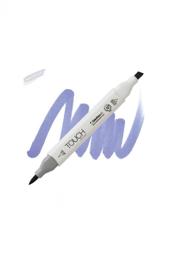 Shinhan Art TOUCH TWIN BRUSH PEN : Çift Taraflı Marker : PB273 Blue berry