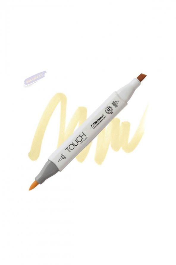 Shinhan Art TOUCH TWIN BRUSH PEN : Çift Taraflı Marker : BR109 Pearl white