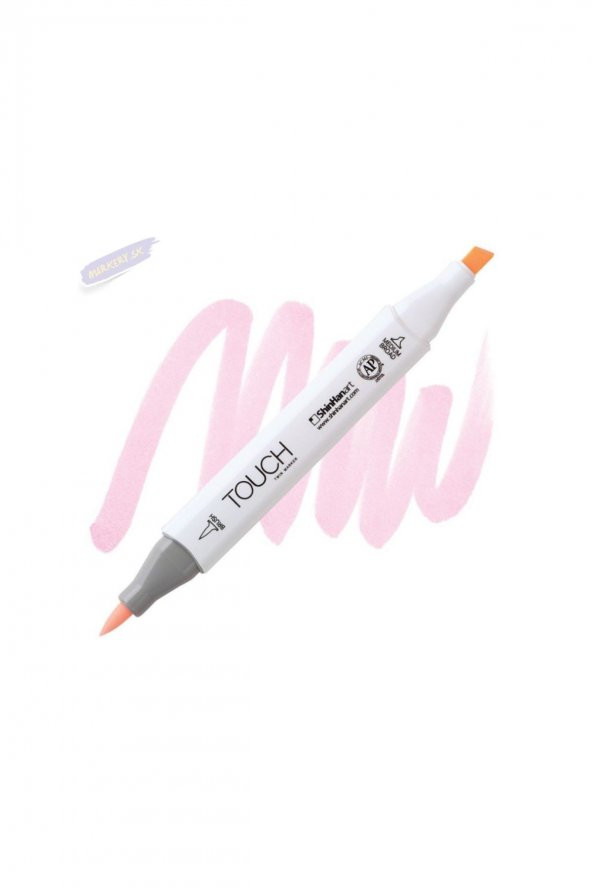 Shinhan Art TOUCH TWIN BRUSH PEN : Çift Taraflı Marker : RP196 Pale pink light