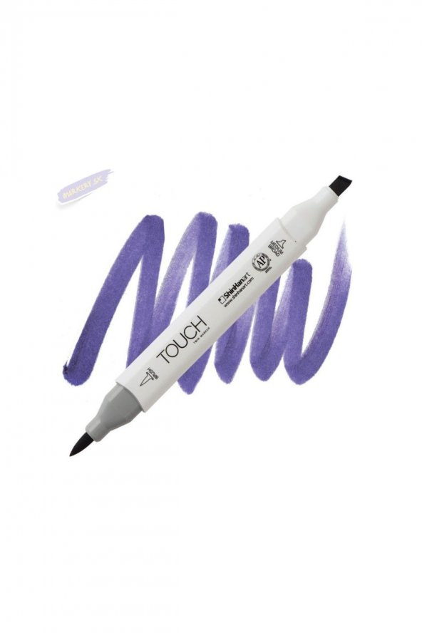 Shinhan Art TOUCH TWIN BRUSH PEN : Çift Taraflı Marker : PB274 Violet dark