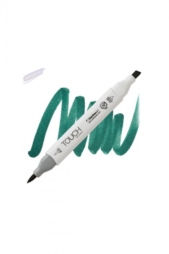 Shinhan Art TOUCH TWIN BRUSH PEN : Çift Taraflı Marker : BG50 Forest green