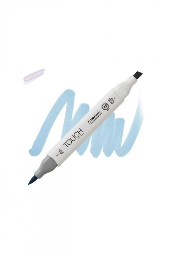 Shinhan Art TOUCH TWIN BRUSH PEN : Çift Taraflı Marker : PB272 Grayish blue pale