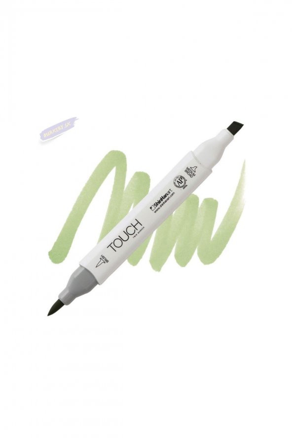 Shinhan Art TOUCH TWIN BRUSH PEN : Çift Taraflı Marker : GY237 Willow green