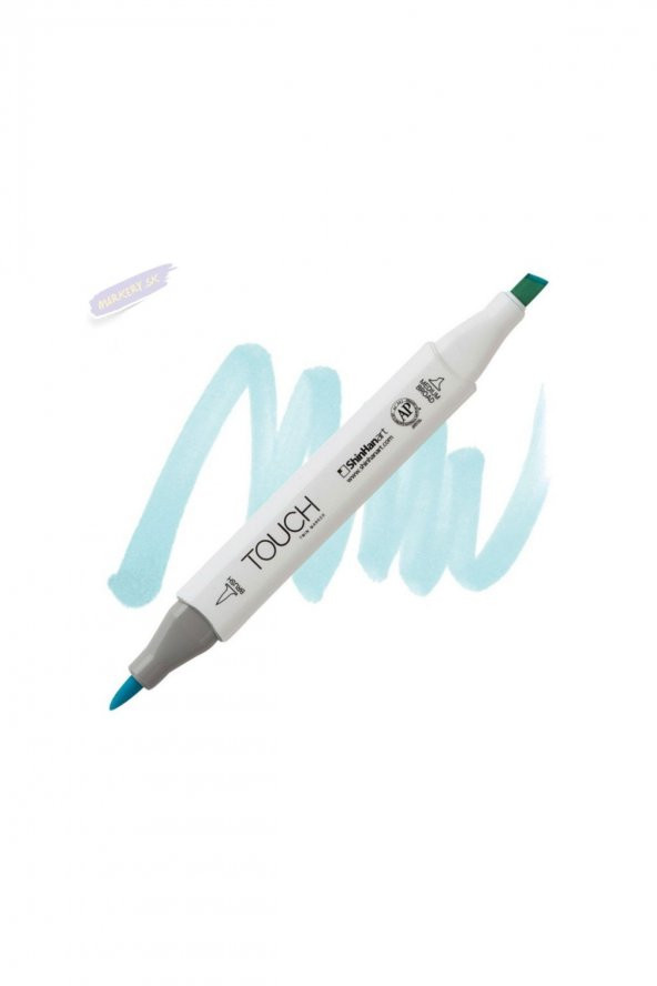 Shinhan Art TOUCH TWIN BRUSH PEN : Çift Taraflı Marker : B143 Mint blue