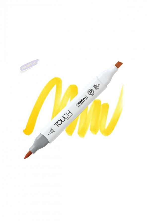 Shinhan Art TOUCH TWIN BRUSH PEN : Çift Taraflı Marker : Y222 Golden yellow