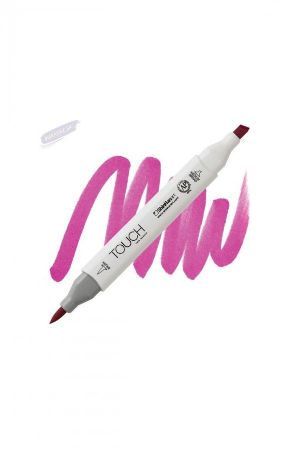 Shinhan Art TOUCH TWIN BRUSH PEN : Çift Taraflı Marker : RP86 Vivid reddish purple