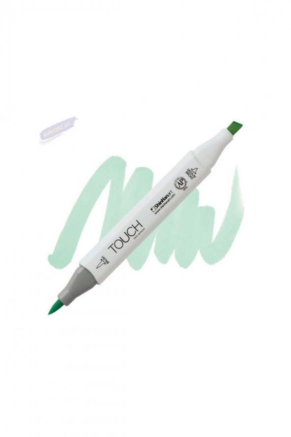 Shinhan Art TOUCH TWIN BRUSH PEN : Çift Taraflı Marker : GY172 Spectrum green